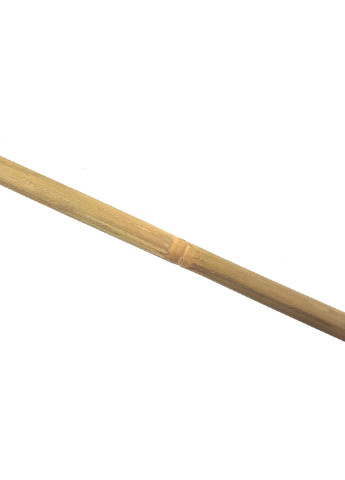 Трость бамбуковая 75 см, рукоятка натуральная кожа, черно-золотая Art of Sex (255340343)