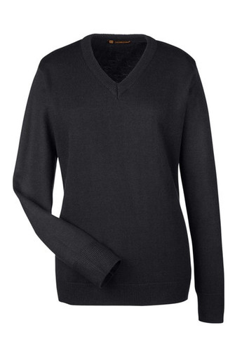 Чорний демісезонний пуловер пуловер Harriton