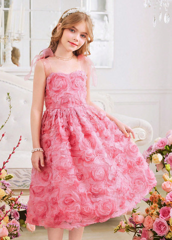 Розовое платье SHEIN (365683242)