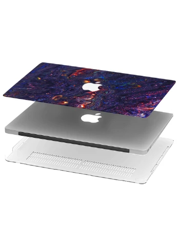 Чехол пластиковый для Apple MacBook Pro 13 A1706 / A1708 / A1989 / A2159 / A1988 Темно-фиолетовый глиттер (9648-2384) MobiPrint (218858019)