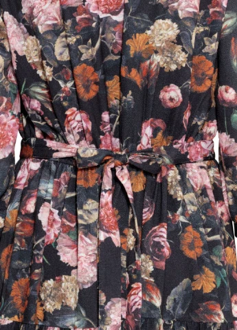 Чорна кежуал сукня для годуючих кльош H&M
