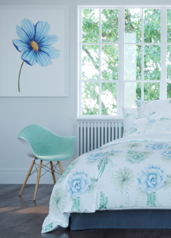 Постельное белье евро Ranforce Романс 2-00888-09327 ранфорс 200х215 см ТЕП (223456407)