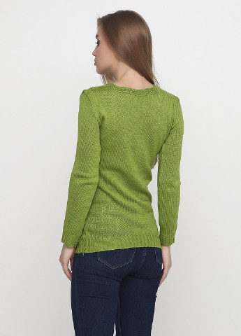 Салатовый демисезонный пуловер пуловер Sabotage