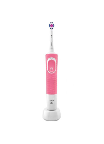 Электрическая зубная щетка D100.413.1 (Oral-B Vitality PRO 3D White Pink) Braun белая