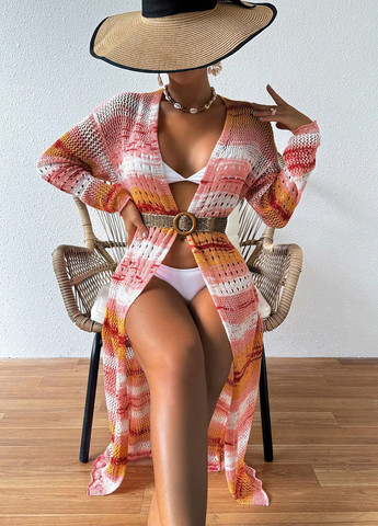 Разноцветный демисезонный кардиган SHEIN