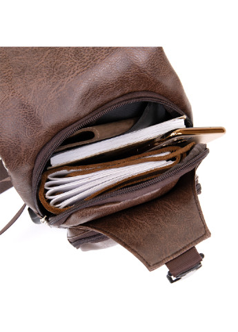 Чоловіча сумка на пояс (бананка) 16,2х33х12 см Vintage (253174602)