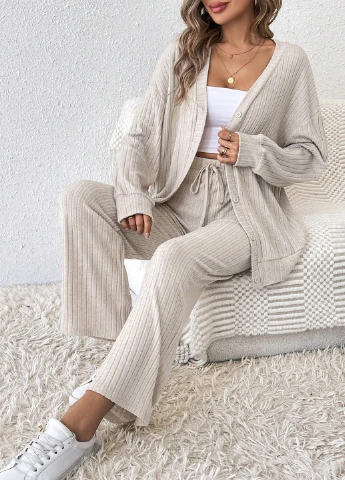 Костюм (кардиган, брюки) SHEIN (311627026)