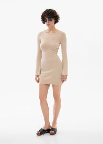 Бежева кежуал сукня Promin однотонна