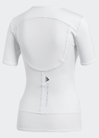 Белая всесезон футболка с коротким рукавом adidas