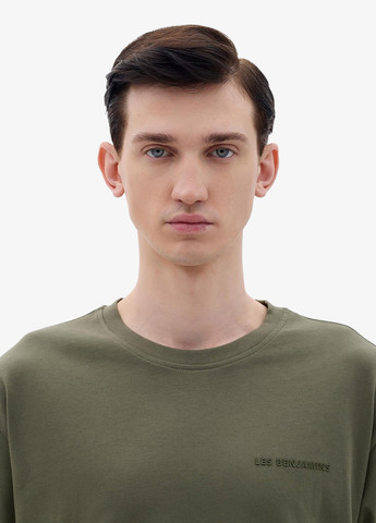 Хаки (оливковая) футболка Les Benjamins