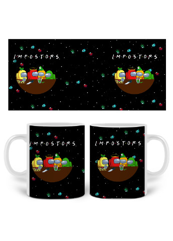 Кружка Амонг Ас (Among Us) 330 мл горнятко керамічне (20259-2415) MobiPrint (219776038)