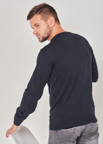 Темно-синій демісезонний пуловер пуловер Stendo