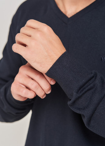 Темно-синий демисезонный пуловер пуловер Stendo
