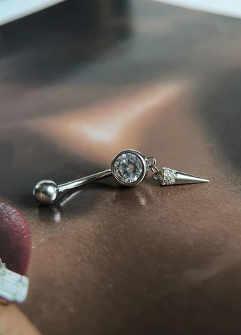 Серьга для пирсинга Silver Flame (350941301)