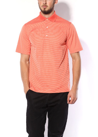 Оранжевая футболка-поло для мужчин Greg Norman