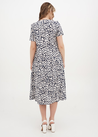 Комбінована кежуал сукня сукня-сорочка Juliet deluxe з абстрактним візерунком