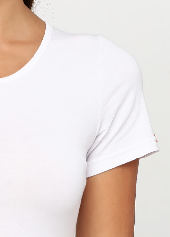 Біла всесезон футболка з коротким рукавом LANS