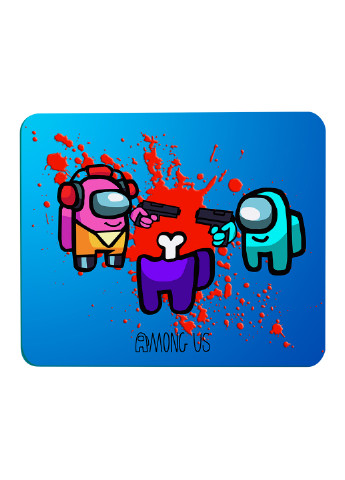 Коврик для мышки Амонг Ас (Among Us) (25108-2598) 22х18 см MobiPrint (222995314)