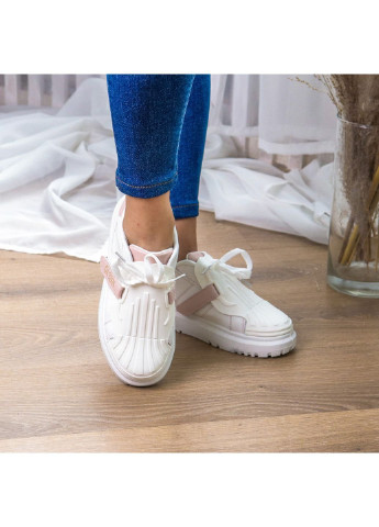 Белые демисезонные кроссовки женские shot 3245 38 24,5 см белый Fashion