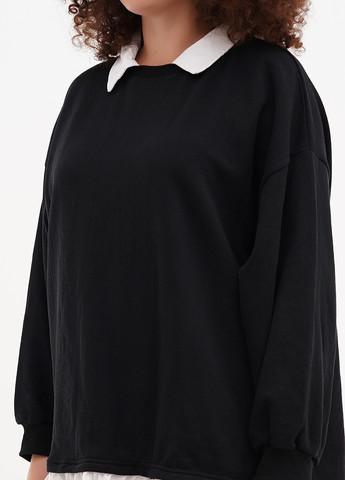 Чорно-білий кежуал сукня сукня-світшот Boohoo однотонна