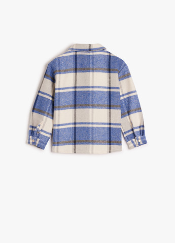 Цветная кэжуал рубашка в клетку KOTON