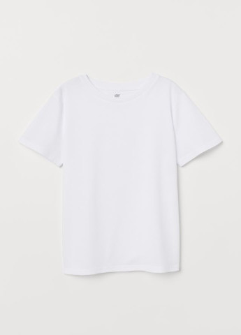 Белая демисезонная футболка H&M