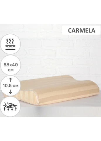 Подушка ортопедична №6023 Noble stripe Carmela Aero 58х40х10.5 (2200003261271) No Brand (254014031)