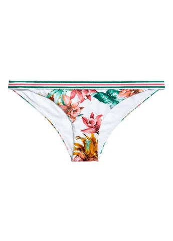 Белые купальные трусики-плавки однотонные H&M