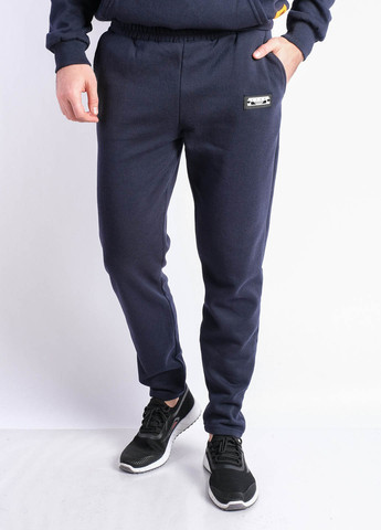 Темно-синие кэжуал, спортивные демисезонные зауженные брюки Time of Style