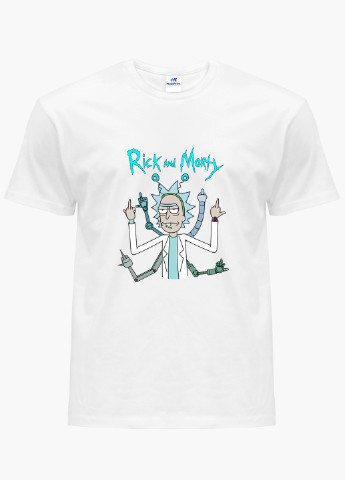 Футболка жіноча Рік Санчез Рік і Морті (Rick Sanchez Rick and Morty) Білий (8976-2948) XXL MobiPrint - (228336193)