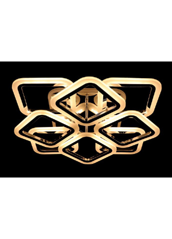 Люстра потолочная LED с пультом A2400/4+4S-RGB-ch Хром 11х50х50 см. Sunnysky (253627597)