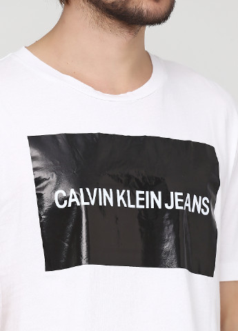 Біла футболка Calvin Klein Jeans