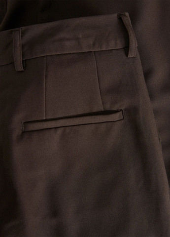 Темно-коричневые кэжуал демисезонные прямые брюки JJXX