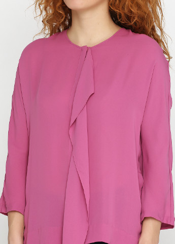 Темно-розовая демисезонная блуза By Malene Birger