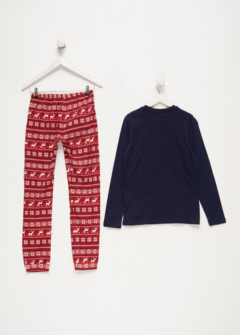 Комбинированная всесезон пижама (лонгслив, брюки) лонгслив + брюки Terranova