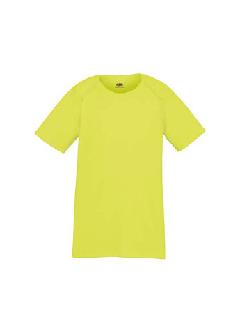 Желтая демисезонная футболка Fruit of the Loom 0610130XK164