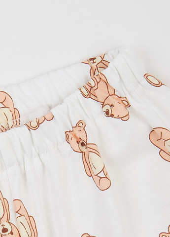 Молочная демисезонная пижама (лонгслив, брюки) Ляля