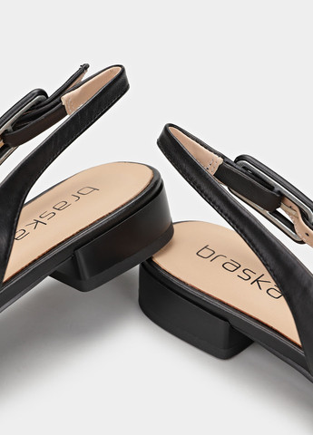 Braska Туфлі слінгбекі чорний з натуральна шкіра, — літо (363353860)