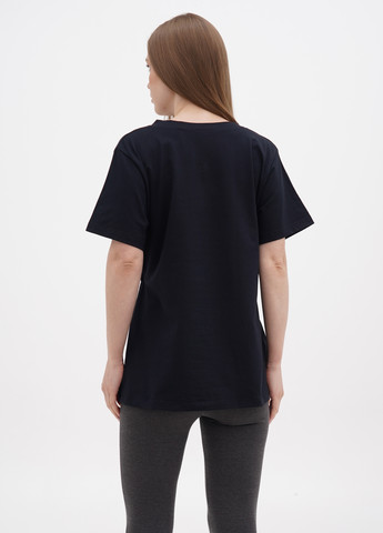 Темно-синяя летняя футболка Fleri