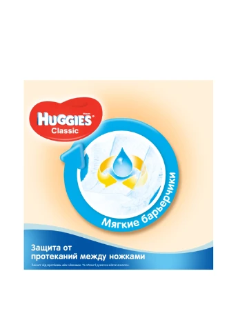 Підгузки Classic 4 (7-18 кг), (14 шт.) Huggies (130948343)