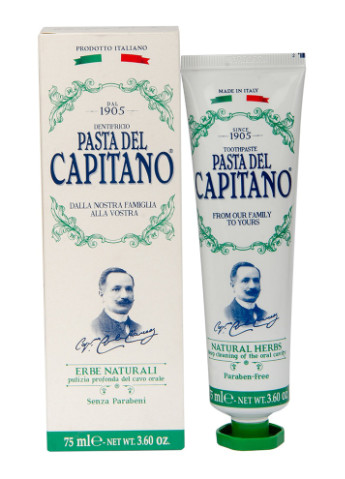 Зубная паста Natural Herbs 75 мл Pasta del Capitano (225544524)