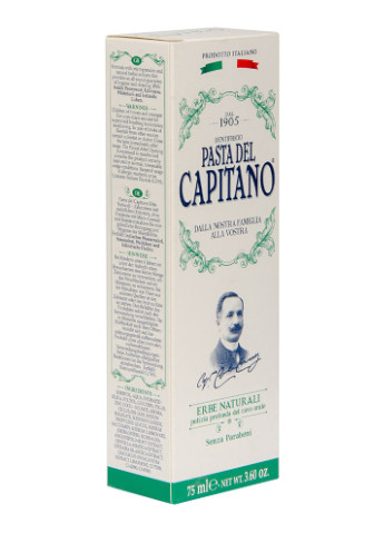 Зубная паста Natural Herbs 75 мл Pasta del Capitano (225544524)