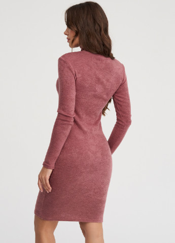 Рожева кежуал сукня Evalution однотонна