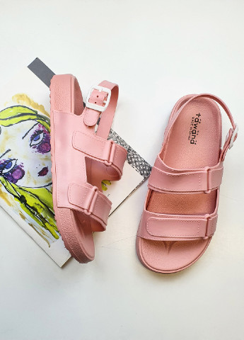 Пляжные женские сандали резиновые модные розовые 38 Fashion