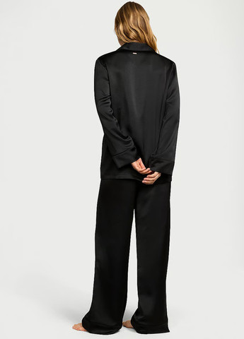 Чорна всесезон піжама (сорочка, штани) сорочка + брюки Victoria's Secret