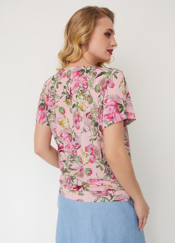 Розовая летняя блуза Miledi