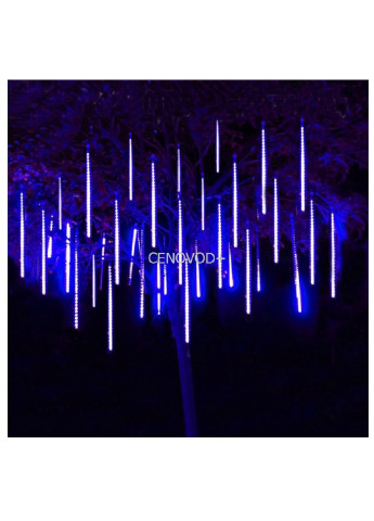 Гірлянда падаючий сніг метеоритний дощ 30 см 8 шт (453535342-Т) Синій Francesco Marconi (249946478)