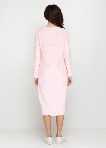 Светло-розовое кэжуал платье Vivacita однотонное