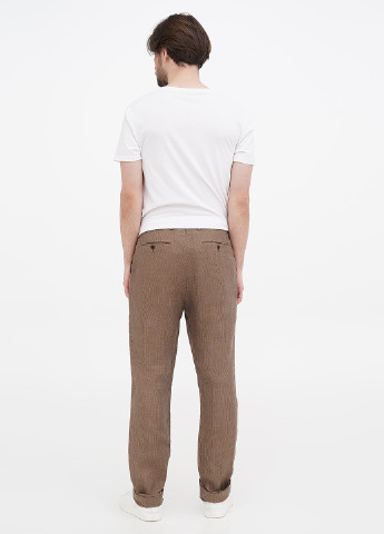 Коричневые кэжуал демисезонные чиносы, прямые брюки Ralph Lauren