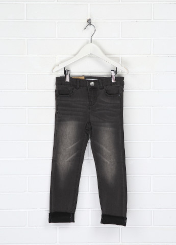 Темно-серые демисезонные скинни джинсы Kiabi